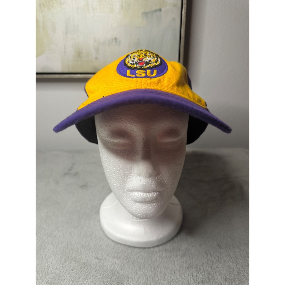 Top of the World LSU Tigers Hat Mens OSFA Purple Gold College Vault Flexfit Cap
